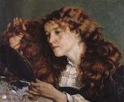 Gustave Courbet The Beautiful Irish Girl oil on canvas